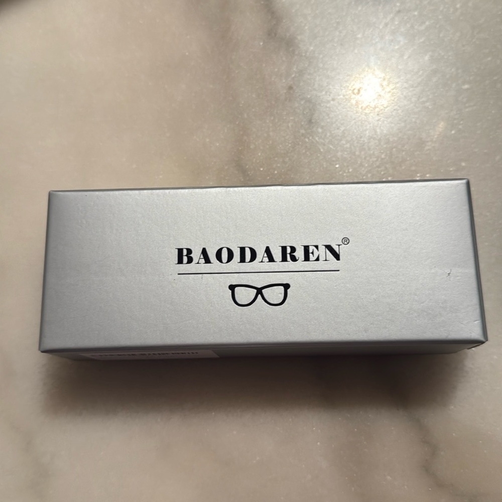 NIB Baodaren Gold Retro Trendy Aviator Sunglasses Champagne Womens
